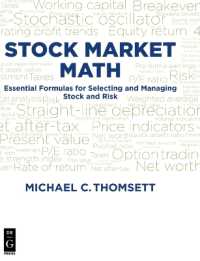 Stock Market Math : Essential formulas for selecting and managing stock and risk