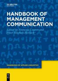 Handbook of Management Communication (Handbooks of Applied Linguistics [hal])