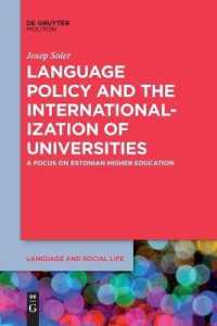 Language Policy and the Internationalization of Universities : A Focus on Estonian Higher Education