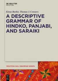 A Descriptive Grammar of Hindko, Panjabi, and Saraiki (Mouton-casl Grammar Series [mcasl])