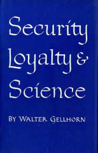 Security, Loyalty, and Science (Cornell Studies in Civil Liberties)