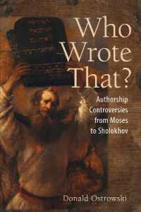 Who Wrote That? : Authorship Controversies from Moses to Sholokhov