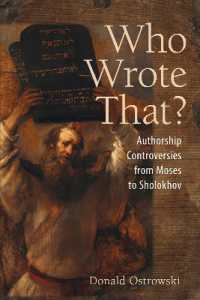 Who Wrote That? : Authorship Controversies from Moses to Sholokhov
