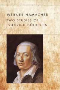 Two Studies of Friedrich Hölderlin (Meridian: Crossing Aesthetics)