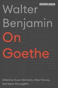 On Goethe (Cultural Memory in the Present)