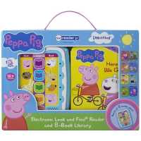 Peppa Pig: Me Reader Jr Electronic Look and Find Reader and 8-Book Library Sound Book Set : Me Reader Jr: Electronic Look and Find Reader and 8-Book Library