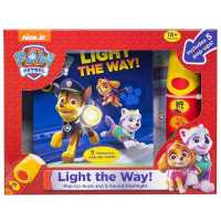 Nickelodeon PAW Patrol: Light the Way! Play-a-Sound Book and 5-Sound Flashlight