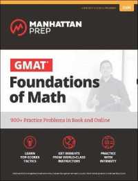 GMAT Foundations of Math : 900+ Practice Problems in Book and Online (Manhattan Prep Gmat Strategy Guides) （6 PAP/PSC）