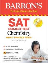 Sat Subject Test Chemistry : With 7 Practice Tests (Barron's Sat Subject Test Chemistry) （15TH）