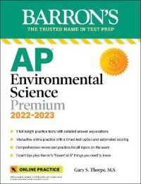 AP Environmental Science Premium， 2022-2023: Comprehensive Review with 5 Practice Tests， Online Learning Lab Access + an Online Timed Test Option (Barron's Ap)