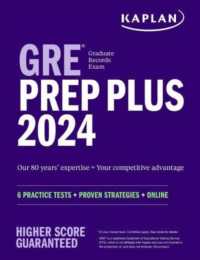 GRE Prep Plus 2024 : 6 Practice Tests + Proven Strategies + Online (Kaplan Test Prep)