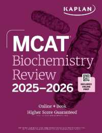 MCAT Biochemistry Review 2025-2026 : Online + Book (Kaplan Test Prep)