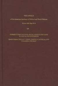 The Annals of the American Academy of Political & Social Science : Toward Computational Social Science: Big Data in Digital Environments (Annals of the American Academy of Political and Social Scien)
