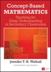 Concept-Based Mathematics : Teaching for Deep Understanding in Secondary Classrooms (Corwin Mathematics Series)