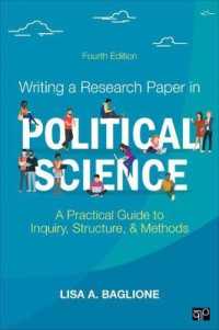 Writing a Research Paper in Political Science : A Practical Guide to Inquiry, Structure, and Methods （4TH）