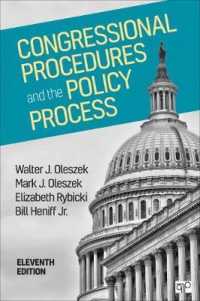 米国議会の立法手続と政策過程（第１１版）<br>Congressional Procedures and the Policy Process （11TH）