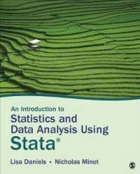 Stataによる統計学・データ解析入門<br>An Introduction to Statistics and Data Analysis Using Stata® : From Research Design to Final Report