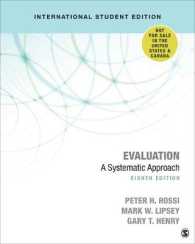 社会的プログラム評価法（第８版）<br>Evaluation - International Student Edition : A Systematic Approach （8TH）