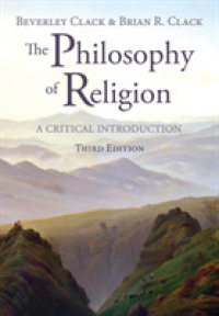宗教哲学：批判的入門（第３版）<br>The Philosophy of Religion : A Critical Introduction （3RD）