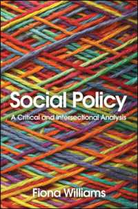 社会政策：批判的交差的分析<br>Social Policy : A Critical and Intersectional Analysis
