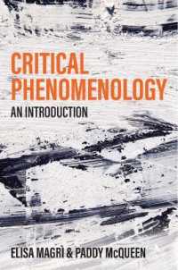 批判的現象学入門<br>Critical Phenomenology : An Introduction