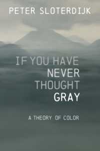 Ｐ．スローターダイク著／グレイの色彩論（英訳）<br>If You Have Never Thought Gray : A Theory of Color