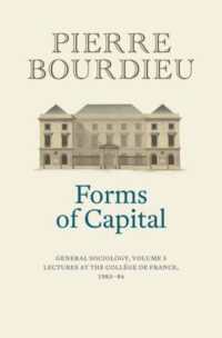 ブルデュー著／一般社会学講義　第３巻：資本の形態（英訳）<br>Forms of Capital: General Sociology, Volume 3 : Lectures at the Collège de France 1983 - 84