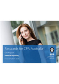 CPA Australia Financial Reporting : Passcards -- Spiral bound