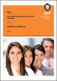 Cfa Level 1 : Essential Formulas -- Paperback