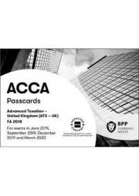 Acca Advanced Taxation Fa2018 : Passcards -- Spiral bound