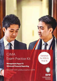 Cima F2 Advanced Financial Reporting : Exam Practice Kit -- Paperback / softback