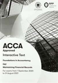 Fia Maintaining Financial Records Fa2 : Interactive Text -- Paperback / softback