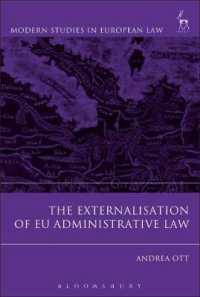 The Externalisation of EU Administrative Law (Modern Studies in European Law)
