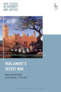 Parliament's Secret War (Hart Studies in Security and Justice)