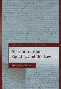 平等と差別<br>Discrimination, Equality and the Law (Human Rights Law in Perspective)