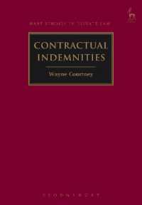 契約に基づく補償<br>Contractual Indemnities (Hart Studies in Private Law)