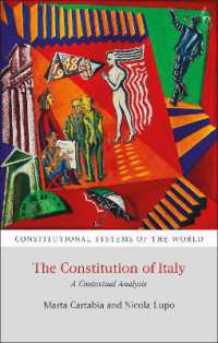 イタリア憲法の文脈分析<br>The Constitution of Italy : A Contextual Analysis (Constitutional Systems of the World)