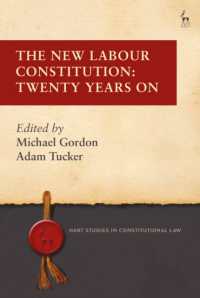The New Labour Constitution : Twenty Years on (Hart Studies in Constitutional Law)