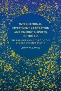International Investment Arbitration and Energy Disputes in the EU : The Present and Future of the Energy Charter Treaty