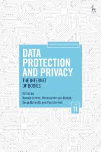 Data Protection and Privacy, Volume 11 : The Internet of Bodies (Computers, Privacy and Data Protection)