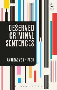 量刑における応報モデル<br>Deserved Criminal Sentences