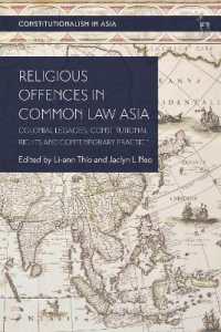 Religious Offences in Common Law Asia : Colonial Legacies, Constitutional Rights and Contemporary Practice (Constitutionalism in Asia)
