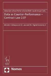 Data as Counter-Performance - Contract Law 2.0? : Münster Colloquia on EU Law and the Digital Economy V