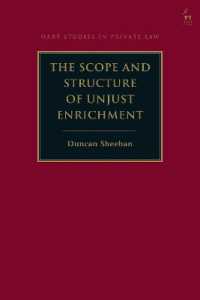 The Scope and Structure of Unjust Enrichment (Hart Studies in Private Law)
