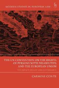 The UN Convention on the Rights of Persons with Disabilities and the European Union : The Impact on Law and Governance (Modern Studies in European Law)