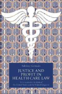 Justice and Profit in Health Care Law : A Comparative Analysis of the United States and the United Kingdom