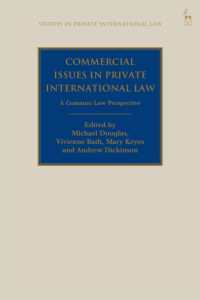 Commercial Issues in Private International Law : A Common Law Perspective (Studies in Private International Law)