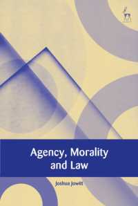 Agency, Morality and Law (European Academy of Legal Theory Series)