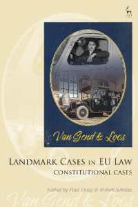 Landmark Cases in EU Law, Volume 1 : The Constitutional Cases (Landmark Cases)