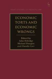 Economic Torts and Economic Wrongs (Hart Studies in Private Law)